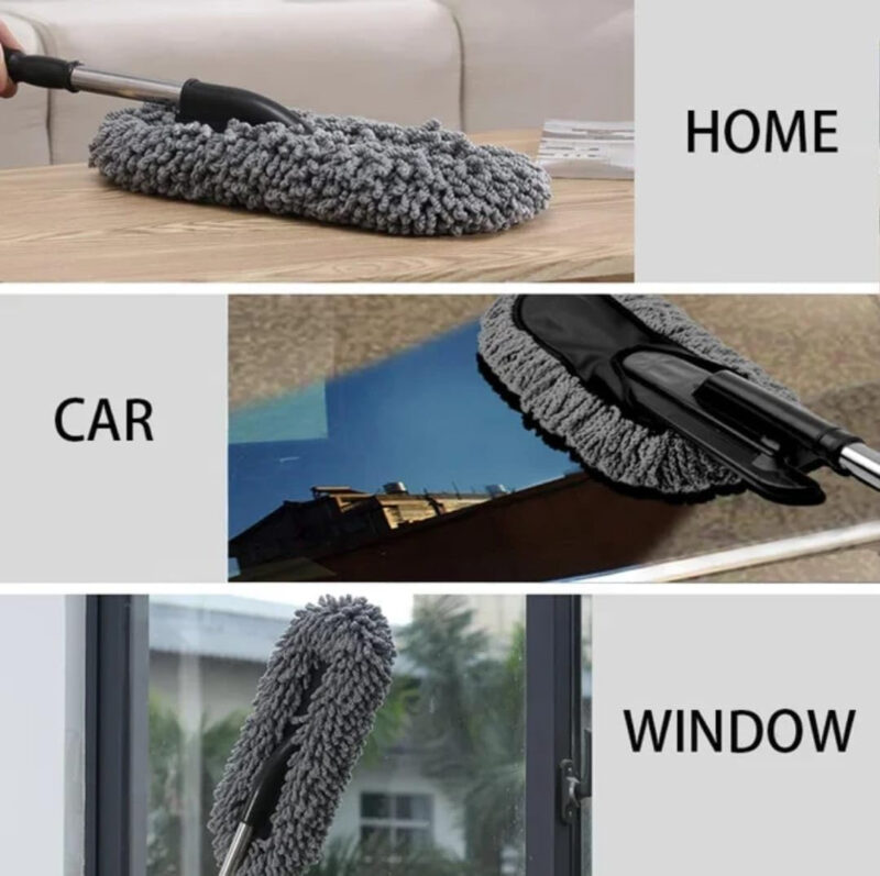 5-Piece Extendable Microfiber Car Duster Set – Scratch-Free Cleaning for Vehicles - Image 5