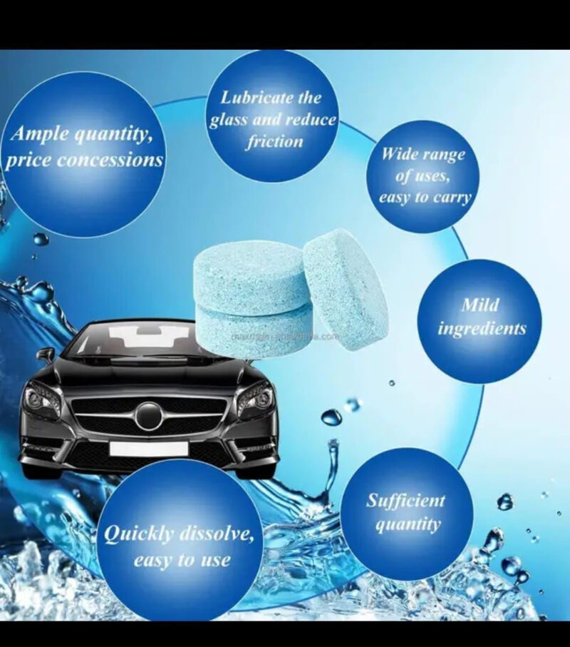 Car Windshield & Glass Cleaner (40 Pcs) – Crystal Clear Windows - Image 5