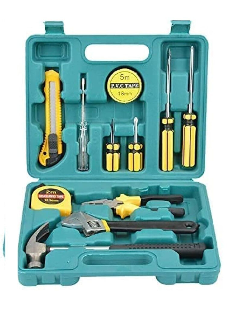 12-in-1 Home Tool Kit – Compact Set for Electrical & Household Repairs