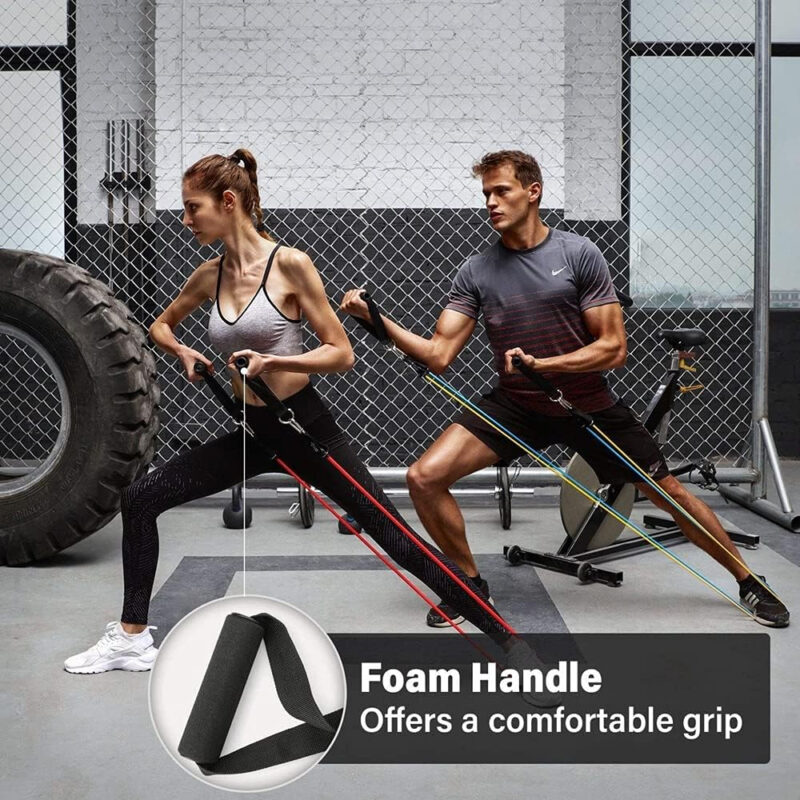 Double Toning Tube Resistance Band – Heavy Duty Full Body Workout with Grip Handles - Image 8