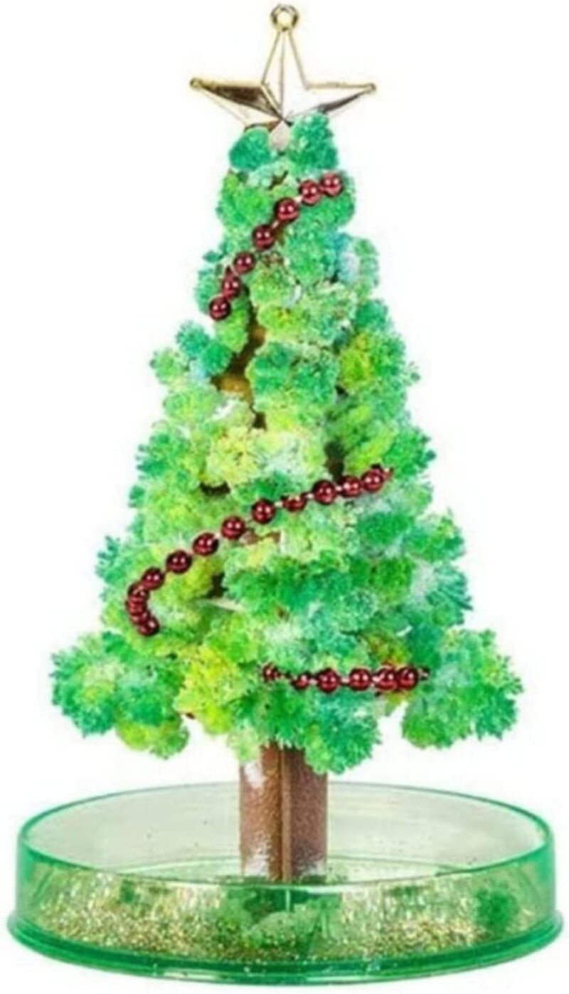 Magic Growing Crystal Tree DIY Kit – Educational Christmas Decoration Toy for Kids