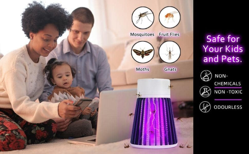 USB Mosquito Killer Lamp – Silent Electric Insect Trap for Home & Office - Image 5