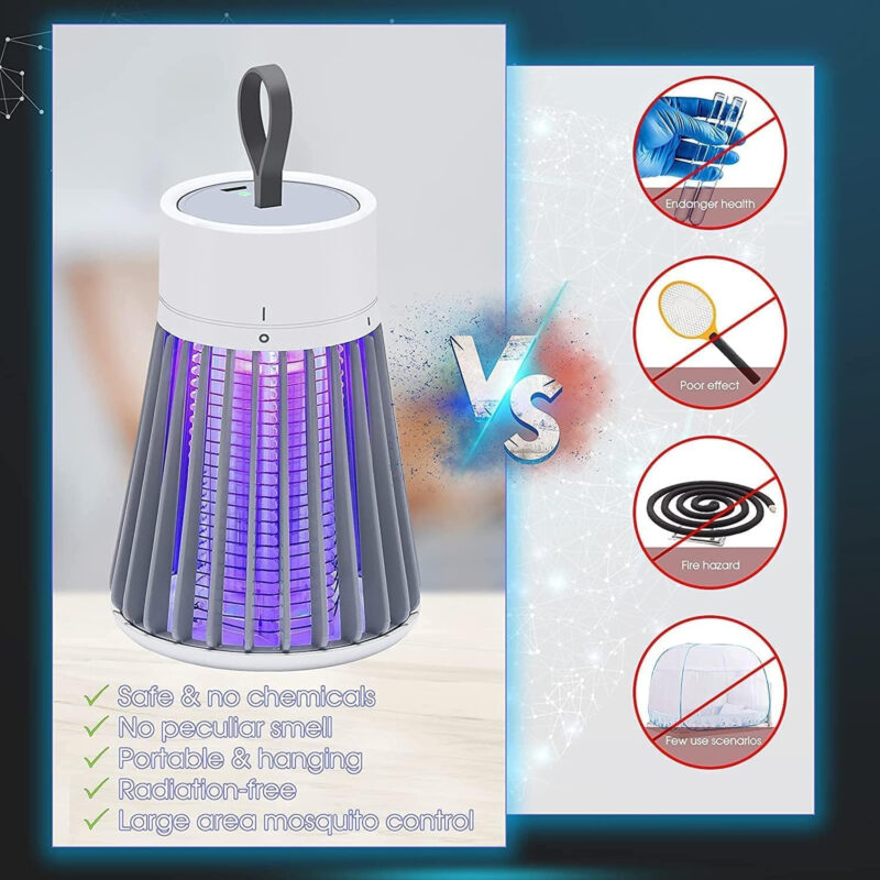 USB Mosquito Killer Lamp – Silent Electric Insect Trap for Home & Office - Image 8