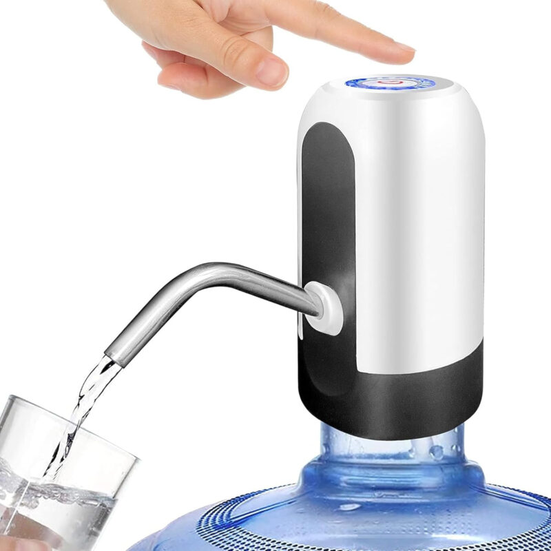 Portable Electric Water Dispenser Pump – USB Rechargeable Bottle Pump for Gallon Jars