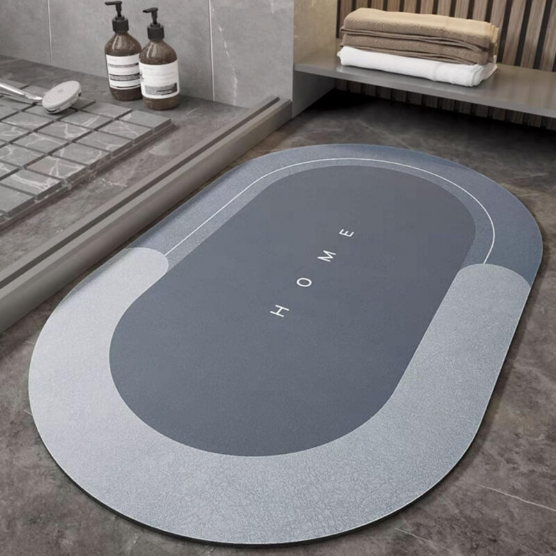 DevaDecor Super Absorbent Floor Mat – Perfect for Bathrooms, Doormats, and Office Spaces! Soft Cushion Mat with Quick Dry Dirt Barrier| 4.5mm Thick (40x60cm) - Image 2