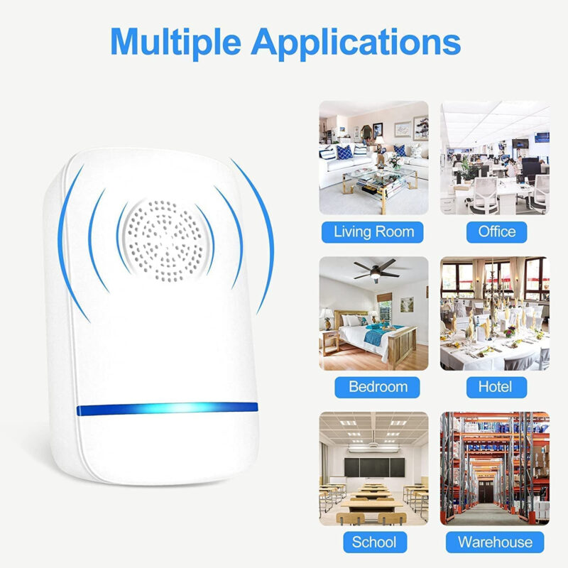 DEVADECOR Ultrasonic Pest Repeller, Silent Electronic Pest Repellent Plug in Indoor Pest Control, Insect Mosquito Killer Machine, Mosquito Repellent for House,Lizard, Rat, Cockroach - Image 9