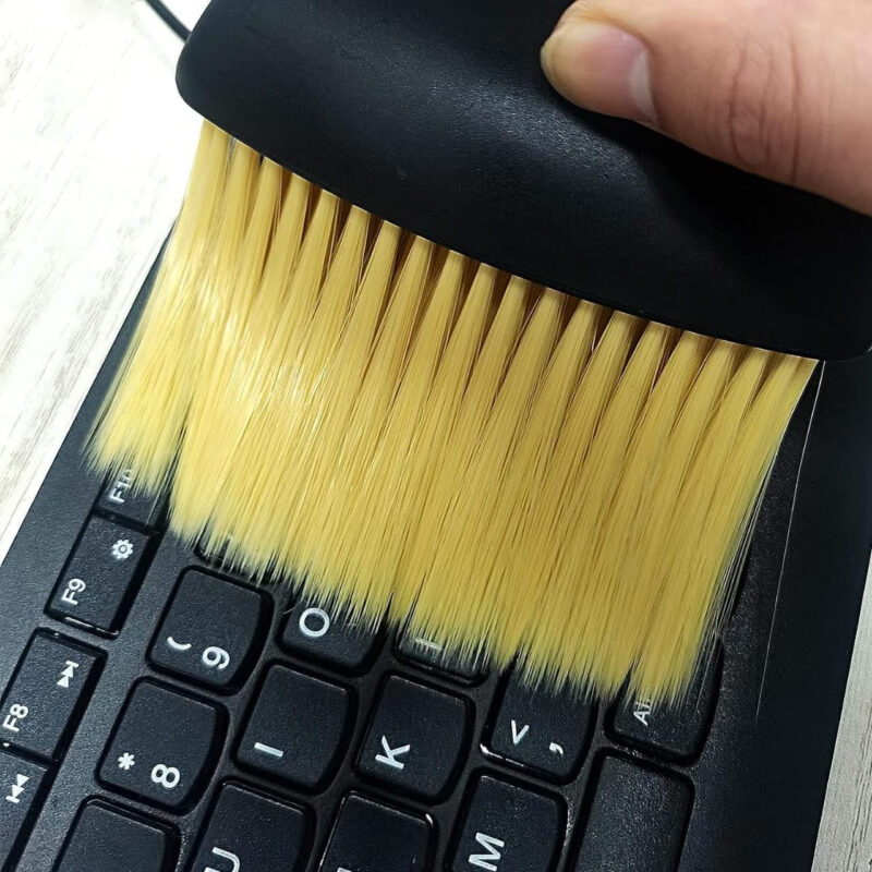 DEVADECOR Auto Interior Dust Brush, Car Cleaning Brushes Duster, Soft Bristles Detailing Brush Dusting Tool for Automotive Dashboard, Air Conditioner Vents, Leather, Computer,Scratch Free - Image 5