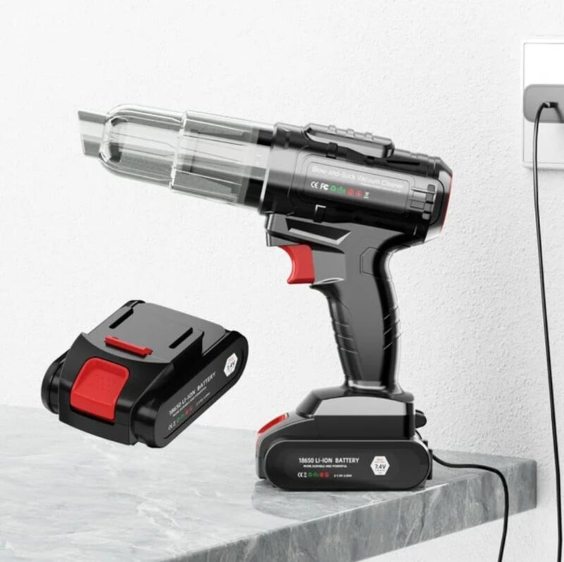 ASW Cordless Handheld Vacuum Cleaner, High Power Suction, Portable Car and Home Vacuum with Attachments - Image 2